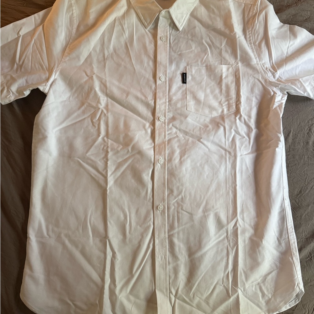 Oakley White Casual Button Down Shirt